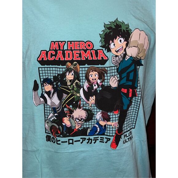 NWOT My Hero Academia Group Graphic T-Shirt Size Large #83 - Picture 4 of 4